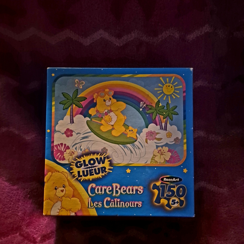 RoseArt glow care bears 150 piece sealed puzzle 2006